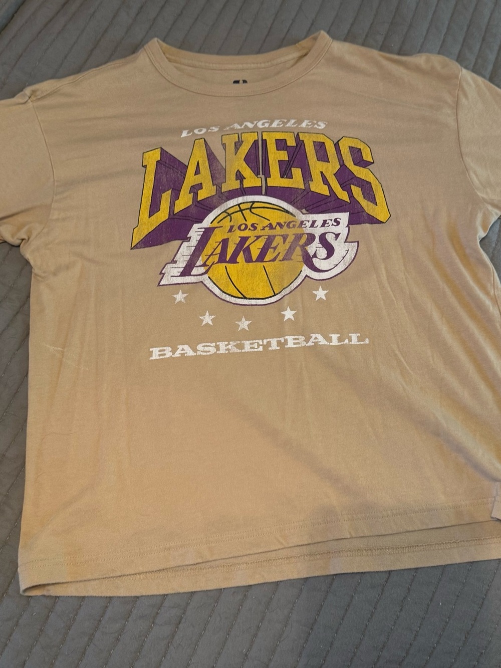 Beige Lackers Graphic T-Shirt